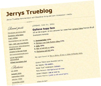 Jerrys Trueblog från 2004