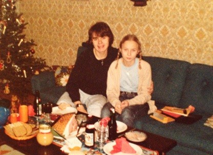 Julafton 1980 hos pappa